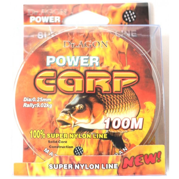 Волосінь DrAGON Power Carp, 100м., діаметр 0,25мм